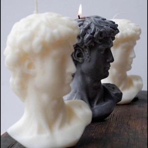 David Bust Sculpture Candle